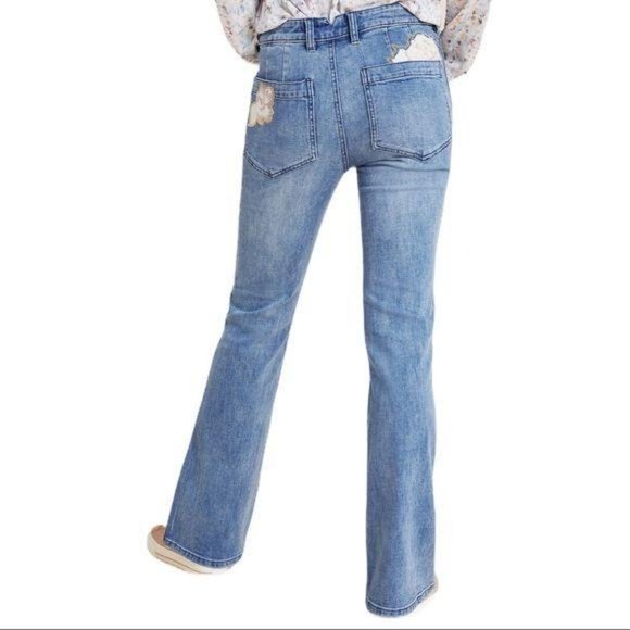 NWT Anthropologie Pilcro High-Rise Patchwork Jeans - Picture 4 of 11